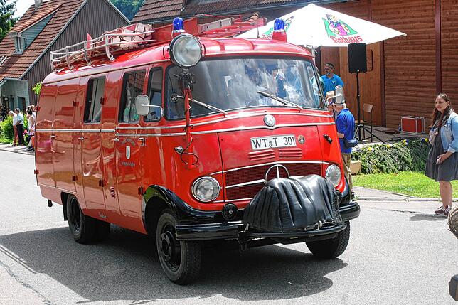 Bild 27: Bilder vom Bezirksmusikfest mit Umzug in Lausheim