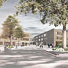 So soll der Neubau des Karl-Olga-Parks nach ersten Entwürfen aussehen. Bild: Thillmann Architekten