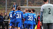 Torjubel beim SC Konstanz-Wollmatingen nach dem 3:1-Erfolg über den FV Möhringen.