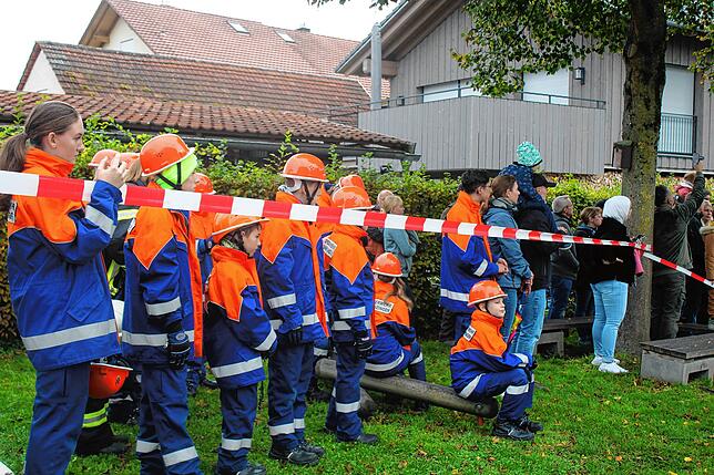 Bild 8: Bilder der Jahreshauptübung der Feuerwehr Orsingen-Nenzingen