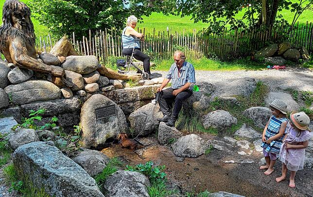 Auch die Bregquelle in Furtwangen wird im Sommer besucht.