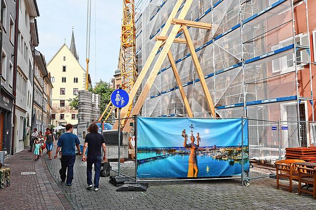 Nach dem Brand des Stadlerhauses in der Nacht auf 25. Juli 2024 tun Architekten und Handwerker ihr Bestes, um die Wiedereröffnung des ...