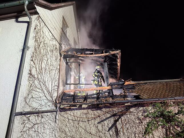 Auch die Wohnung im zweiten Obergeschoss wurde durch den Brandrauch in Mitleidenschaft gezogen.