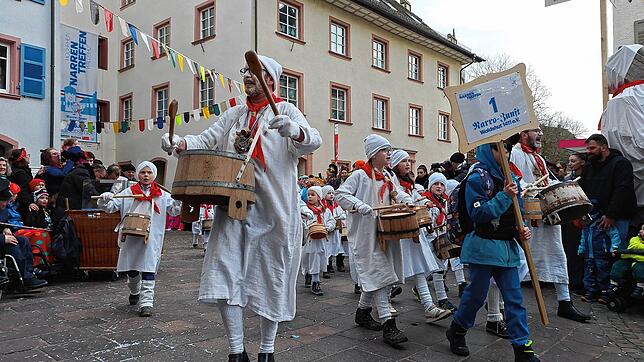 Der schönste Moment für Zunftmeister Stephan Vatter: Gemeinsam mit dem Narrensamen am Sonntag den großen Festumzug anzuführen.