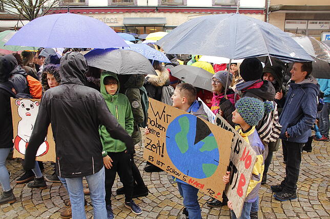 Bild 4: Globaler Streiktag: Hunderte Schüler ziehen fürs Klima durch die Villinger Innenstadt