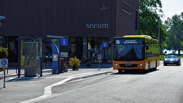 Auf bestimmten Buslinien ist es künftig möglich, für einen Euro zwischen Bodman und Ludwigshafen zu fahren. Dieses Foto entstand im Mai ...