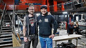 Urs Fischbach (links), der in Linach auch den „Wilden Michel“ betreibt, und Tobias Deusch wollen mit einem neuen, modernen Konzept aus ...