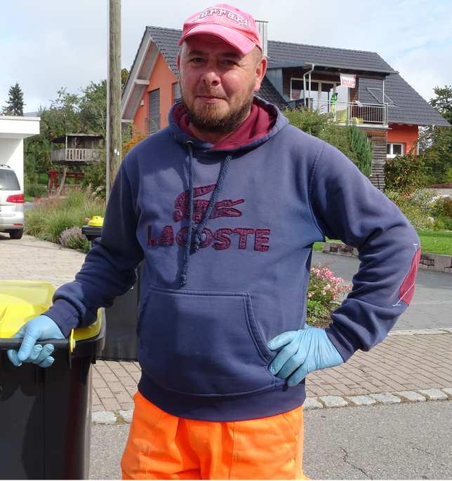 Seit fast sechs Jahren arbeitet Cojocariu nun als Müllwerker.