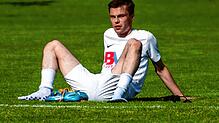 Das Gesicht spricht Bände: Sebastian Schmidt weiß genau, dass für den FC Erzingen angesichts des Restprogramms der Relegationsplatz in ...