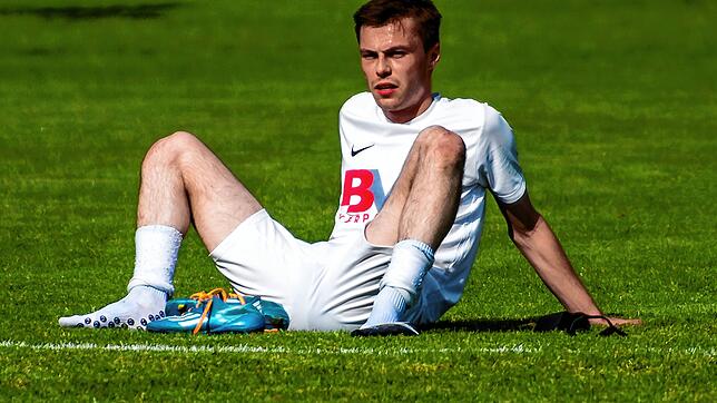 Das Gesicht spricht Bände: Sebastian Schmidt weiß genau, dass für den FC Erzingen angesichts des Restprogramms der Relegationsplatz in ...