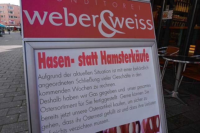 Bei Weber&Weiss hat man in der vergangenen Woche bereits mit der Schließung der Geschäfte gerechnet. Der Cafébetrieb ist eingestellt.