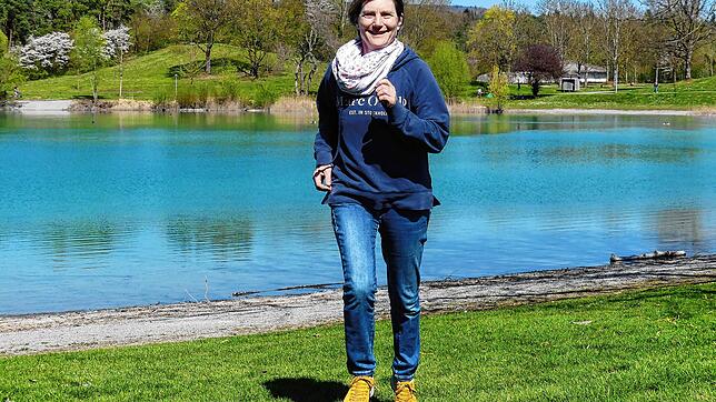 Immer in Bewegung und das im doppelten Sinn: Helen Steiner, hier nach der Ankunft vom Schullandheim, ist neue Rektorin der Grundschule ...