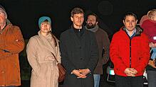 Severin Rommeler (Mitte) hat nach dem ersten Wahlgang die Nase vorn. Er konnte die erste Wahl für sich verbuchen, erzielte aber keine ...