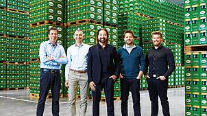 Ein solides Geschäftsjahr liegt hinter (von links) Thomas Witt (Vertriebsleiter), Jürgen Berthold (Kaufmännischer Leiter), Dieter Schmid ...