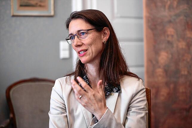 Gräfin Bettina Bernadotte 2021auf der Insel Mainau Bild: Hanser