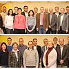 Sie treten für FDP/FW bei der Kommunalwahl an.Oben die Kernstadt-Kandidaten (von links): Ralf Herr, Alexander Wunderle, Nicole ...