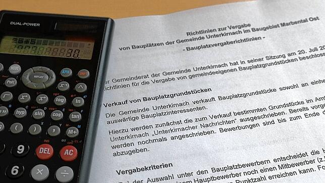 Wer in Unterkirnach im Baugebiet Marbental einen Bauplatz ergattern möchte, muss fleißig Punkte sammeln. Die Gemeinde hat für die ...