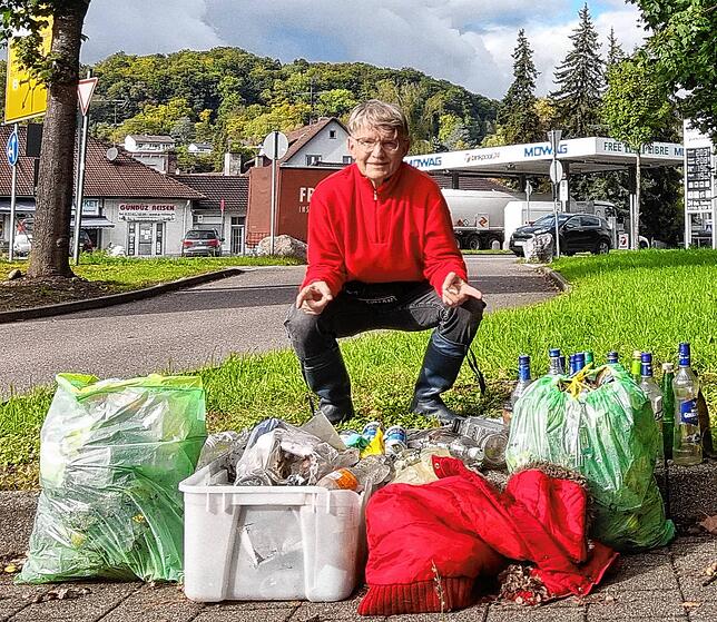 Umweltschutz hat für Andreas Otte eine sehr praktische Dimension. Er sammelt den Unrat der Anderen auf.