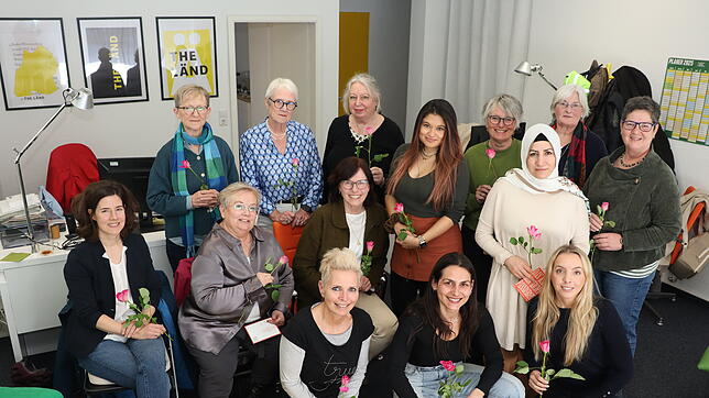 Diese Frauen sprachen am Internationalen Frauentag über die Herausforderungen, die eine echte Gleichstellung von Frauen braucht. Im Bild ...