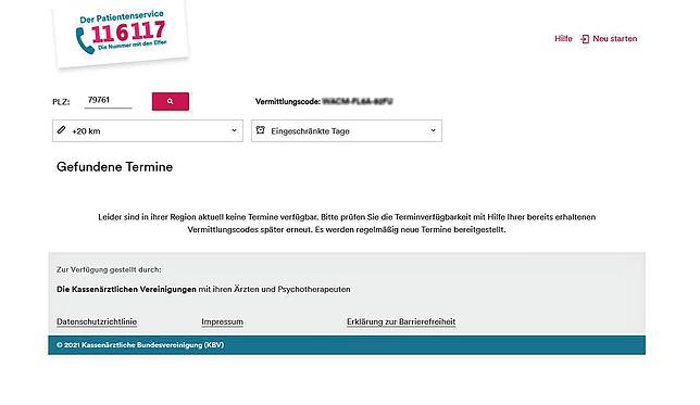 Groß war der Andrang auf die Impftermine für das Kreisimpfzentrum in Tiengen. Um 10.30 Uhr gab es keine freien Impftermine mehr, wie ...