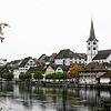 Im Schweizer Städtchen Diessenhofen am Hochrhein laufen bereits die Vorbereitungen zum Bundesfeiertag auf Hochtouren.