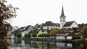 Im Schweizer Städtchen Diessenhofen am Hochrhein laufen bereits die Vorbereitungen zum Bundesfeiertag auf Hochtouren.
