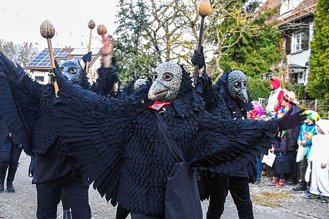 Bild 9: Narrenverein Heuliecher: Die besten Bilder aus dem Jubiläumsumzug
