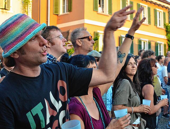 Bild 16: Feiern, Spaß und Laune beim dritten Konzertabend des Markdorf Open-Air 2025