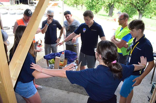 Bild 22: Bilder vom Dorfspiel und dem Partyabend des Zeltlagers der Jugendfeuerwehren des Landkreises Konstanz