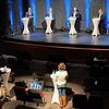Die SK-Wahlarena im Konstanzer Stadttheater: Auf der Bühne (von links) Christoph Högel (AfD), Dominique Christine Emerich (CDU), Martin ...