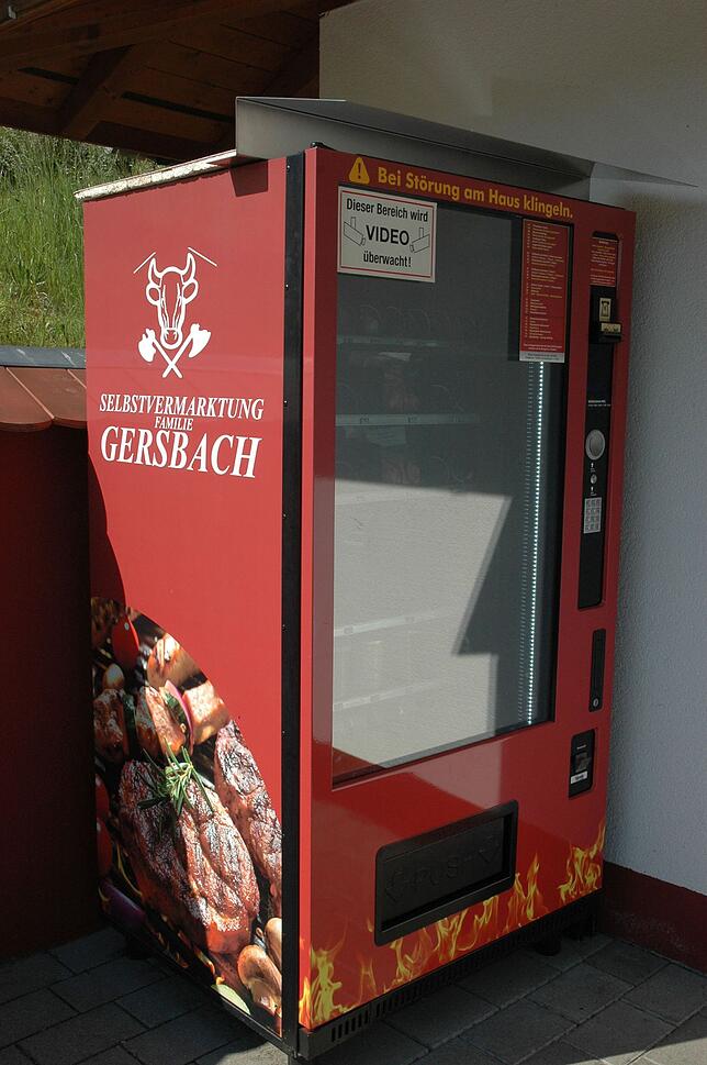 Fleisch aus dem Automaten gibt es in Hottingen in der Ledergasse 18.