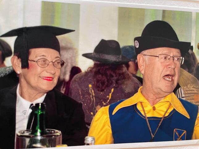 Ida und Manfred Strauß sind begeisterte Fasnachtsliebhaber.
