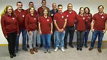 Der Radsportverein &bdquo;Edelweiß&ldquo; Mauenheim ist stolz, eine komplette Vorstandsmannschaft vorweisen zu können. Bild: Franz Dreyer
