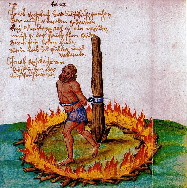 Jakob genannt Jäcklein Rohrbach war einer der Anführer der Bauern im Bauernkrieg. Er wurde festgesetzt und 1525 bei Neckargartach bei ...