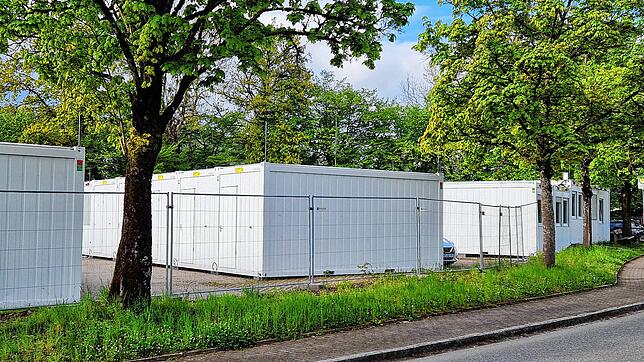 Im Landkreis Waldshut leben derzeit 818 Geflüchtete in 13 Gemeinschaftsunterkünften, wie hier in der Containersiedlung in Albbruck ...