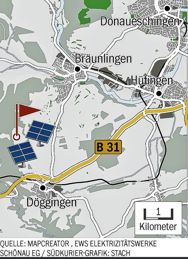 Bild 1: Neuer großer Solarpark soll Ökostrom für 6000 Haushalte liefern