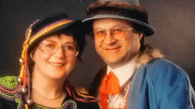 Christel Kasseckert blieb wegen der ausgefallenen Fasnacht noch ein Jahr länger als Narrenmutter an der Seite des Narrenvaters Gerhard ...