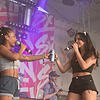 Sie drehen den Spieß um: Das Duo SXTN (spricht sich Sixtn) rappt ebenso explizit wie Männer. Hier beim Frauenfeld 2017. Bilder: Isabelle ...