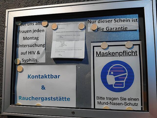 Bild 8: Bordelle sind wieder geöffnet &ndash; doch bezahlten Sex gibt es nur mit Mundschutz: Ein Abend im Konstanzer Club Imperia