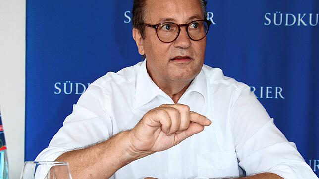 Der baden-württembergische Agrarminister Peter Hauk beim SÜDKURIER-Redaktionsgespräch.