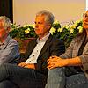 Bernd Rüffer (Verein Klimakompetent Mobil), Ralf Bendl (Verkehrsverbund Hegau-Bodensee) und Stefanie Matzner (Amt für Nahverkehr und ...