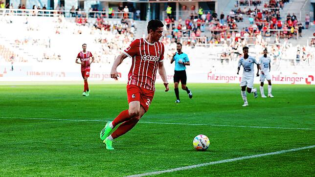Michael Gregoritsch, hier beim Testspiel gegen FC Stade Rennes, ist einer der Neuzugänge des SC Freiburg.