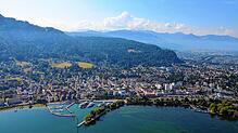 Die Landeshauptstadt von Vorarlberg: Bregenz. Die Verwaltung plant einen legalen Nacktbadebereich.