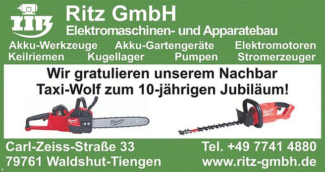 Bild 9: 10 Jahre Taxi Wolf: 60 Fahrzeuge und 86 Mitarbeiter