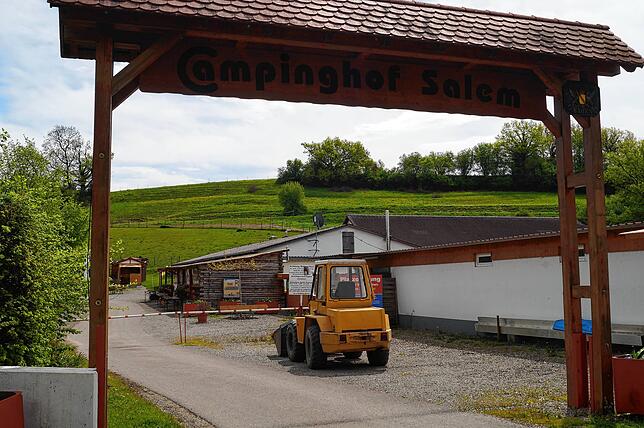 Bagger statt Campinggäste: Familie Gern hat den Lockdown genutzt für Umbaumaßnahmen.