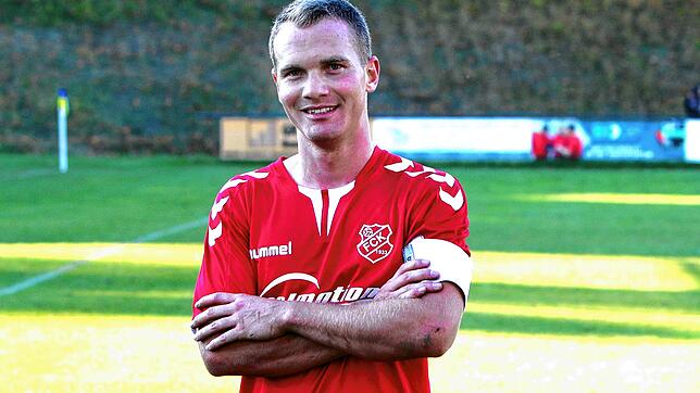 Bernd Schmollinger, Kapitän des FC Kluftern.