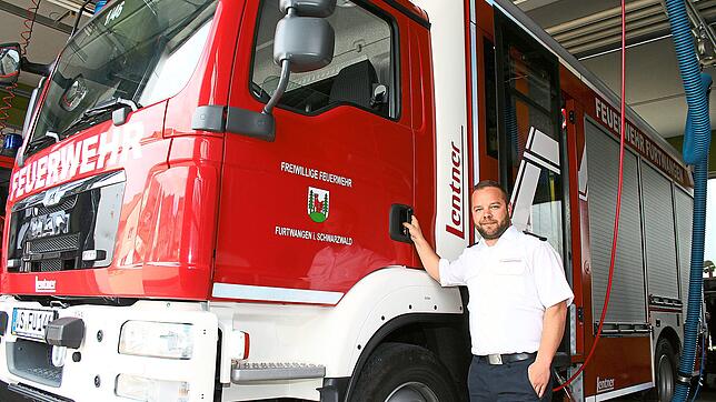 Allzeit bereit. Jürgen Scherzinger, Abteilungskommandant der Stadtfeuerwehr Furtwangen, berichtet allerdings von immer mehr ...
