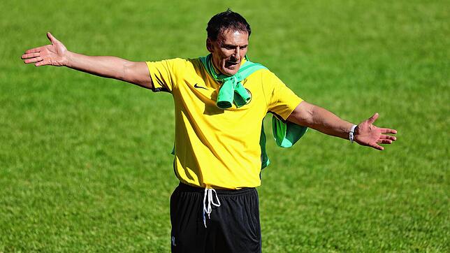 Slobodan Maglov feierte gegen den SV Kuppenheim sein ersten Saisonsieg als Trainer des ESV Südstern Singen.