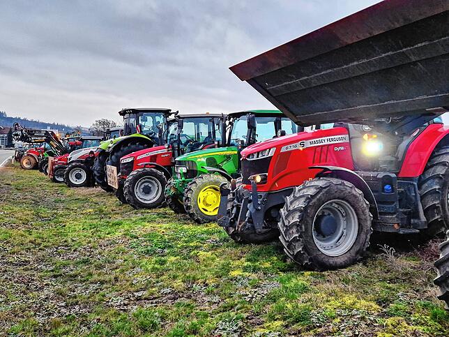Bild 26: Protest der Landwirte &ndash; Bilder der Sternfahrt nach Horheim am Montag