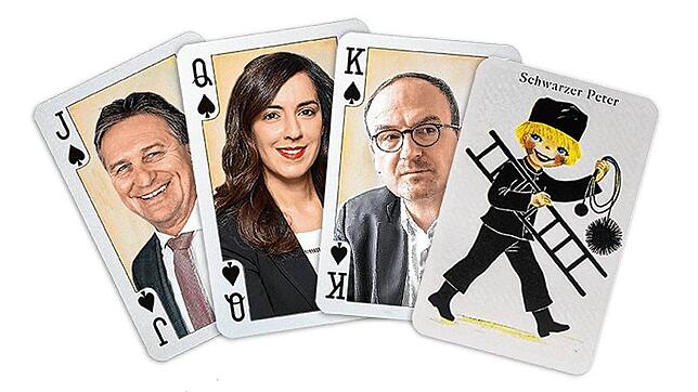 Wer zieht beim Corona-Krisenmanagement den Schwarzen Peter? Im Spiel sind derzeit Manfred Lucha, Nese Erikli und Uli Burchardt.